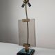 Att. Pietro Chiesa Table Lamp for Fontana Arte in Glass and Brass