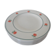 Set of 6 flat plates Niderviller