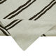 Handmade Oriental Vintage 1980s 208 cm x 412 cm White Hemp Kilim Carpet