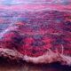 XXL handmade Persian rug 355x283cm