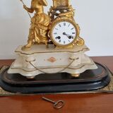 Chime clock and candlesticks