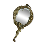 Napoleon III hand mirror in bronze