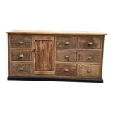 Ancien meuble de métier en chêne