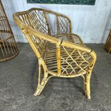 Rattan bench