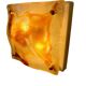 Mazzega two-tone glass wall lamp, Italy 1970s