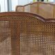 Louis XV style double cane basket bed, mid-20th century