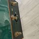 Green vintage suitcase A&R Luggage MFG GO