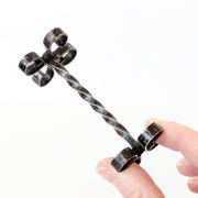 Set of 6 vintage wrought iron knife rests, France, 1970s