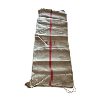 Old hemp canvas bag