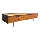 Vintage Scandinavian teak sideboard from the 1960s.