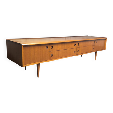 Enfilade scandinave vintage teck années 60