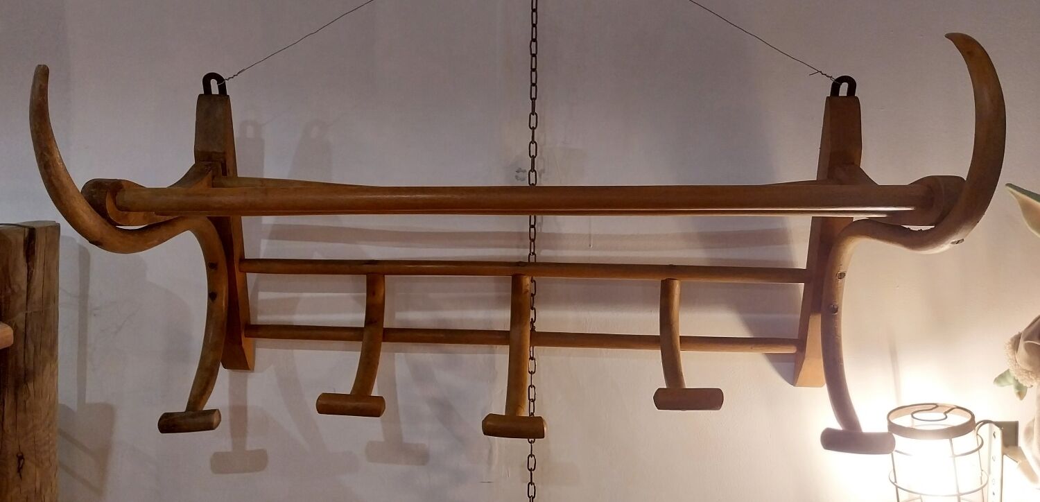 Wall-mounted coat rack