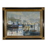 Oil on canvas “Concarneau”, signed S. Blaszczyk – 1991