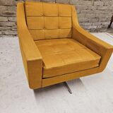 Swivel living room armchair year 1970