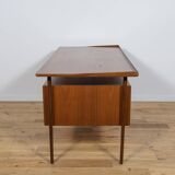 Mid-Century Freestanding Teak Desk by Peter Løvig Nielsen, 1960s
