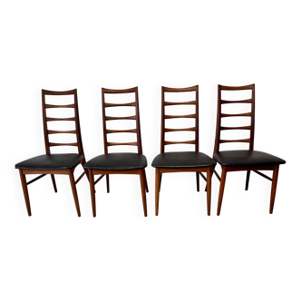 Danish rosewood chairs by "Niels Koefoed"