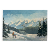 Paysage à l’huile signé 40cmx55cm