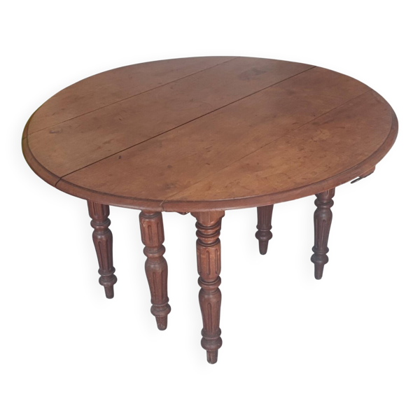 Table de campagne noyer