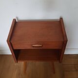 Vintage teak bedside table