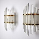 Pair of sconces, Italy, 1970