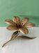 Cendrier vintage en laiton en forme de fleur