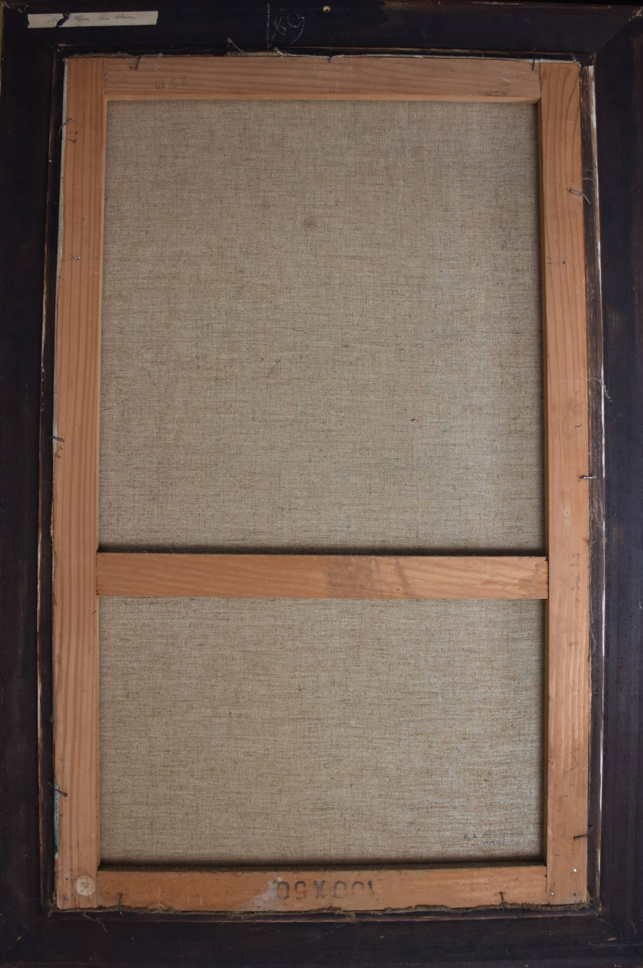 Paul Alex Deschmacker, Lily in a white vase (circa 1940)