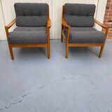 Pair of Scandinavian armchairs