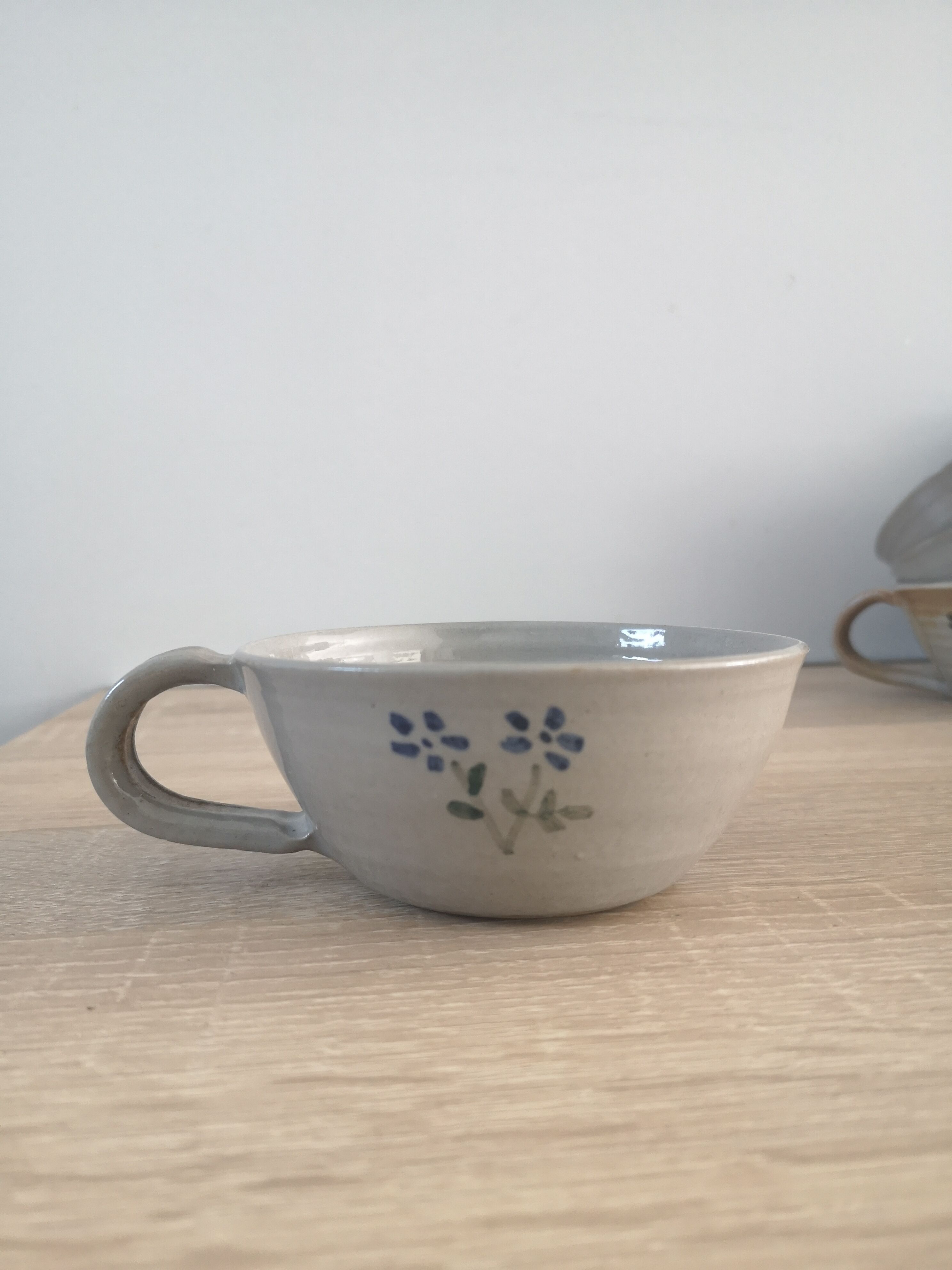 1 lot of 5 Vintage glasses sandstone cups