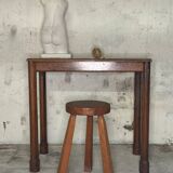 Art Deco style elm burl desk