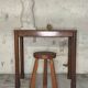 Bureau en loupe d'orme style Art Déco