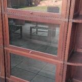 Large modular vintage display cabinet pierre cruiege for martin du