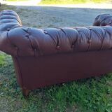 Vintage 2 seater Chesterfield sofa
