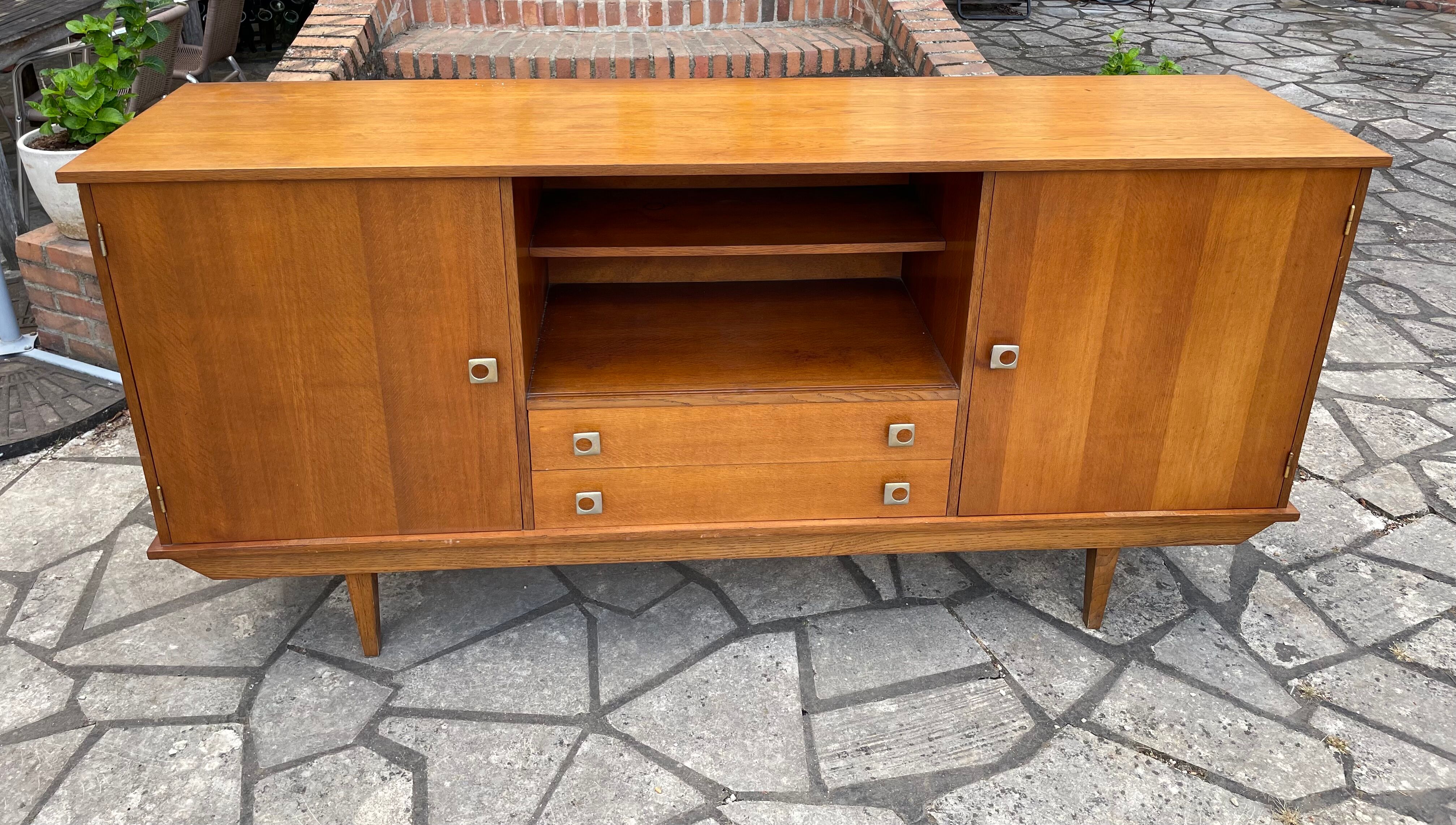 Scandinavian oak sideboard