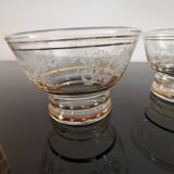 Retro art deco style digestive glasses/cocktails