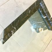B&B Italia large table in black marble and glass