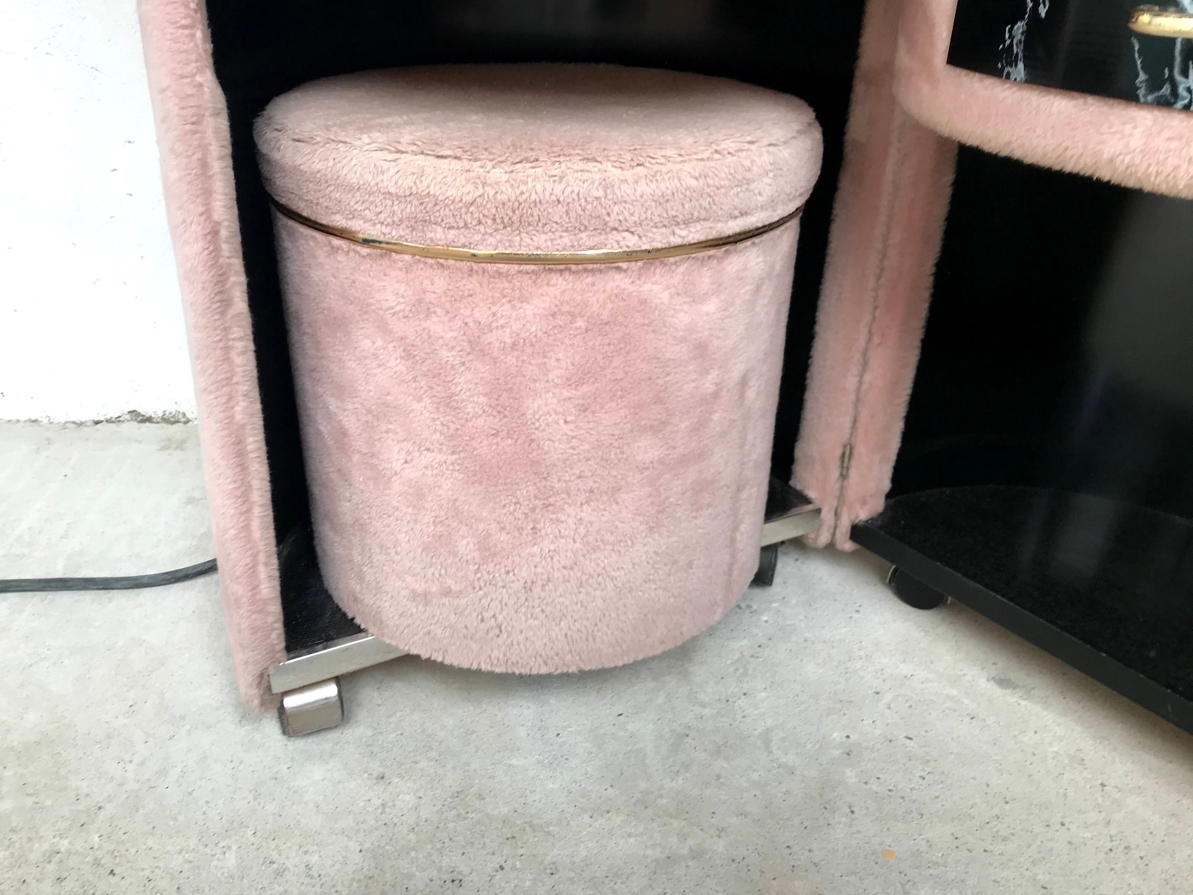 70's moumoutte dressing table, distributed by Roche Bobois