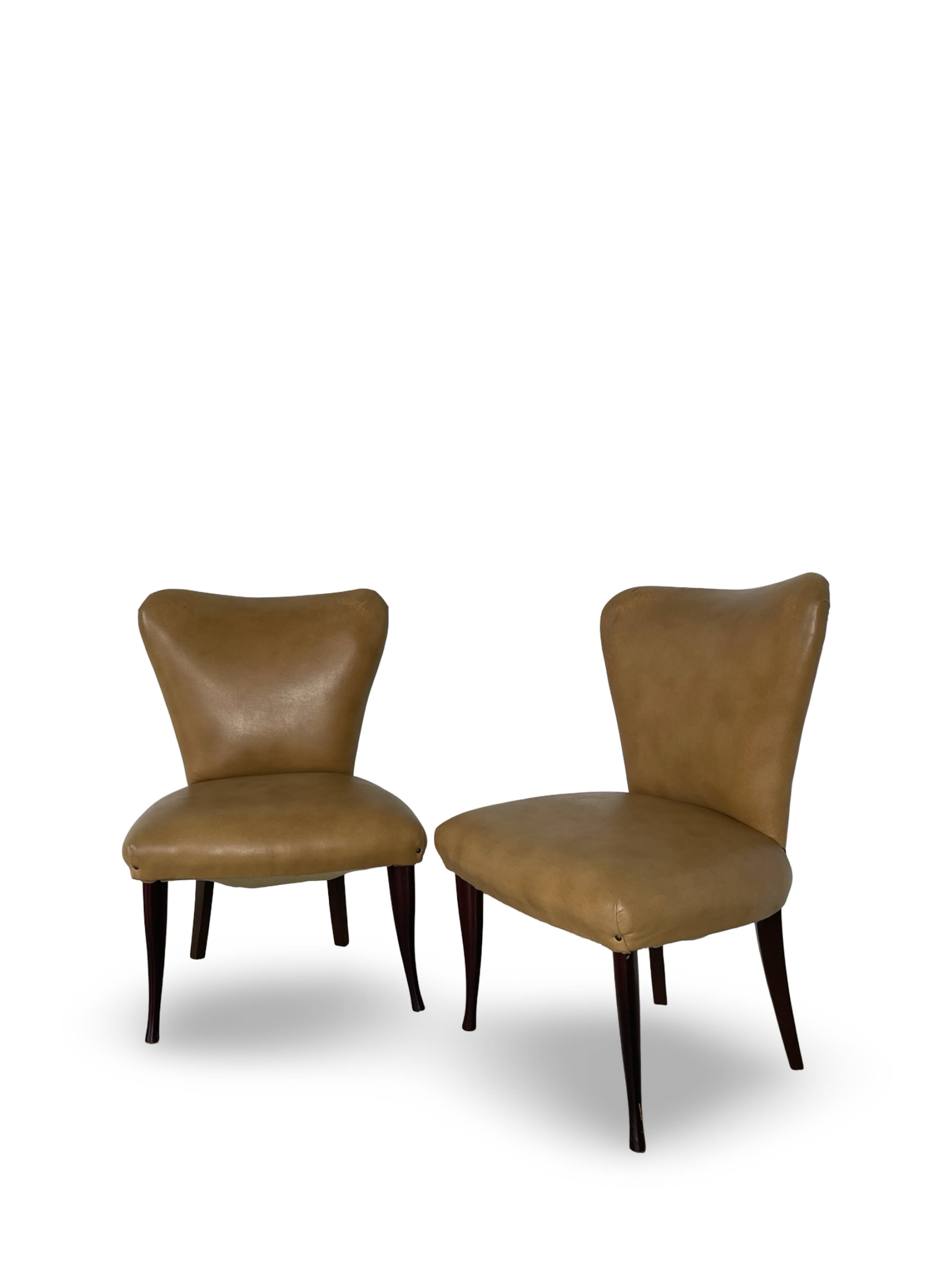 Chaises d'appoint italiennes années 1960