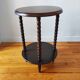 Side table - turned wooden end table