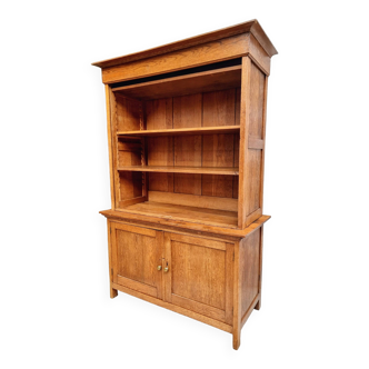 Antique cabinet bookcase oak