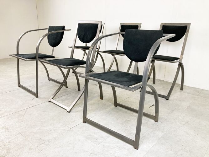 Set de 6 chaises Sinus de KFF années 1990