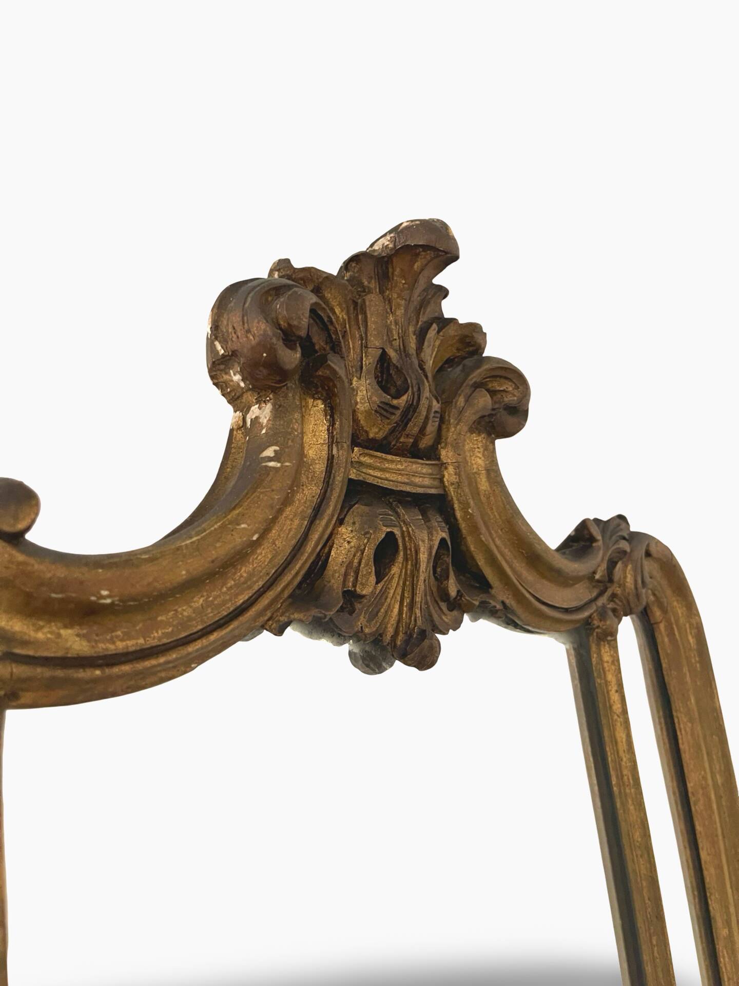 Antique Italian wall mirror, 19th century.