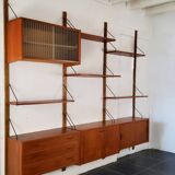 Modular Scandinavian wall shelf – Danish design from the 1970s