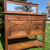 Art Nouveau oak sideboard