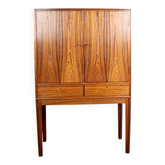 High cabinet, Bar, Danish in rosewood model 6201 by Hans Olsen 1960.