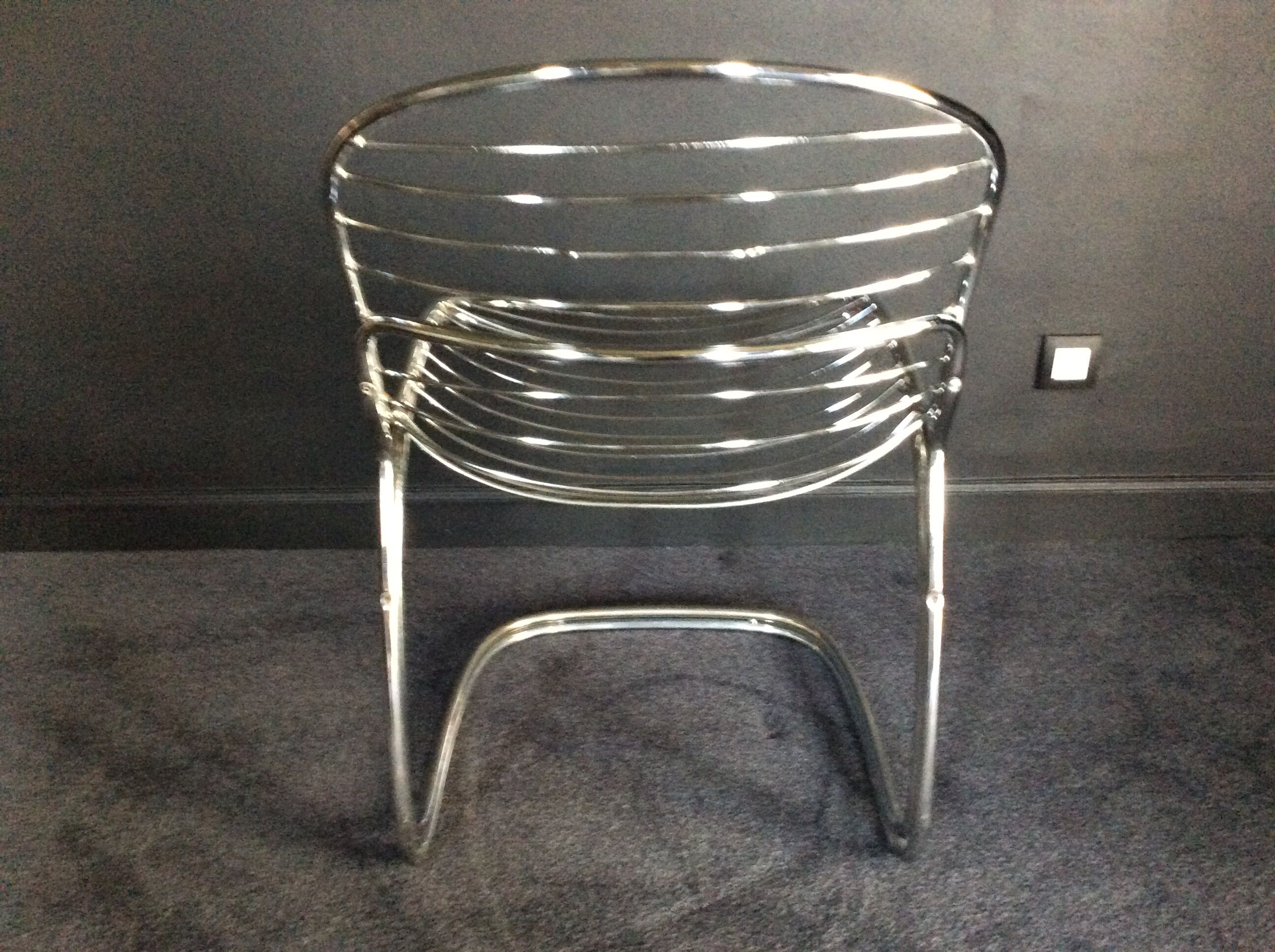 Chair in chromed metal 70´