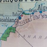 School poster rossignol montmorillon map west central africa n°21-22