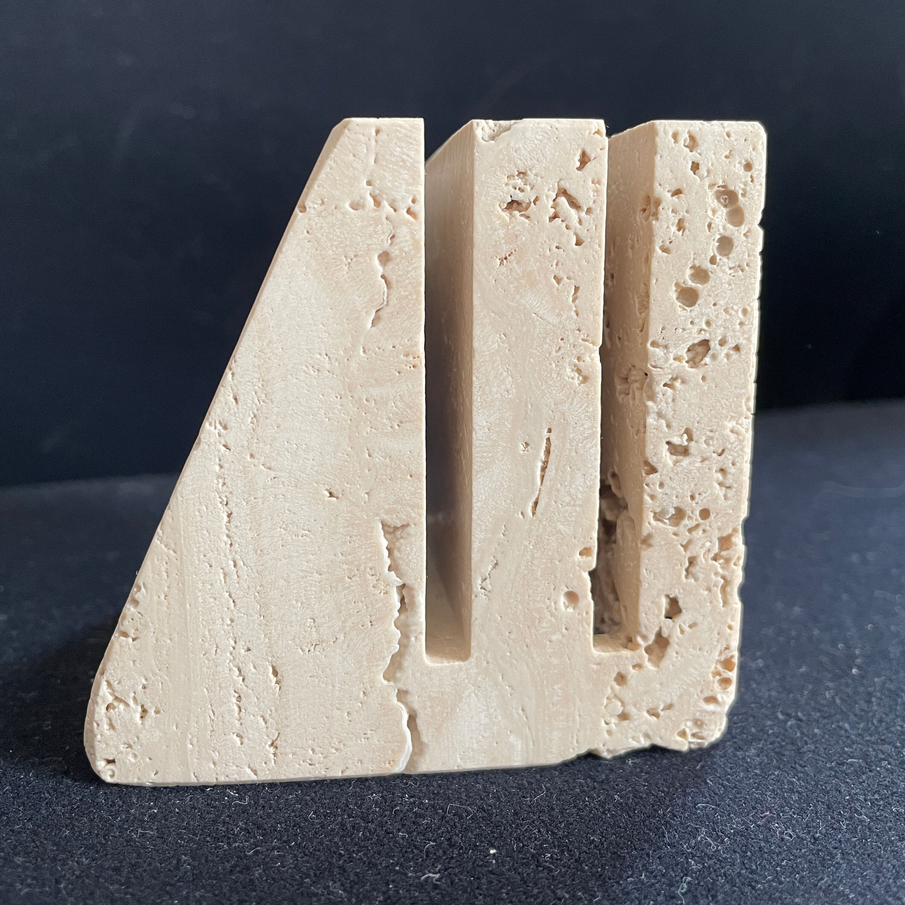Fratelli Mannelli travertine paperweight design