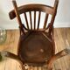 Pair of Baumann curved wood bistro chairs early twentieth century