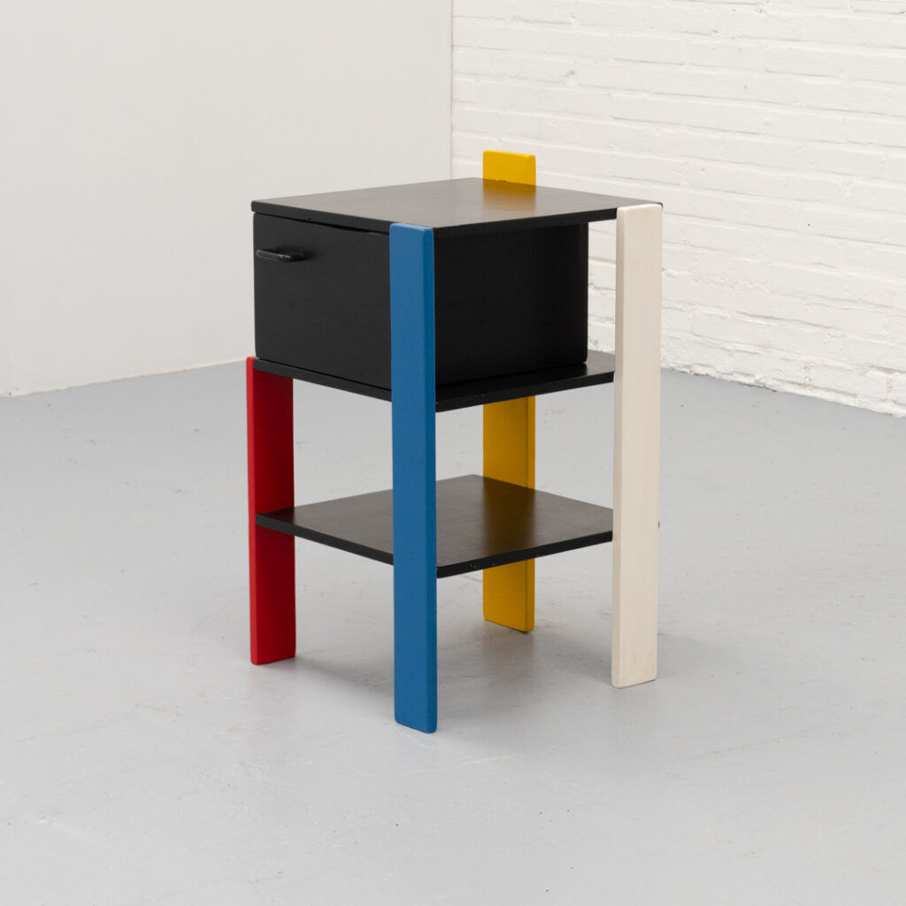 Rietveld style side table 1980s