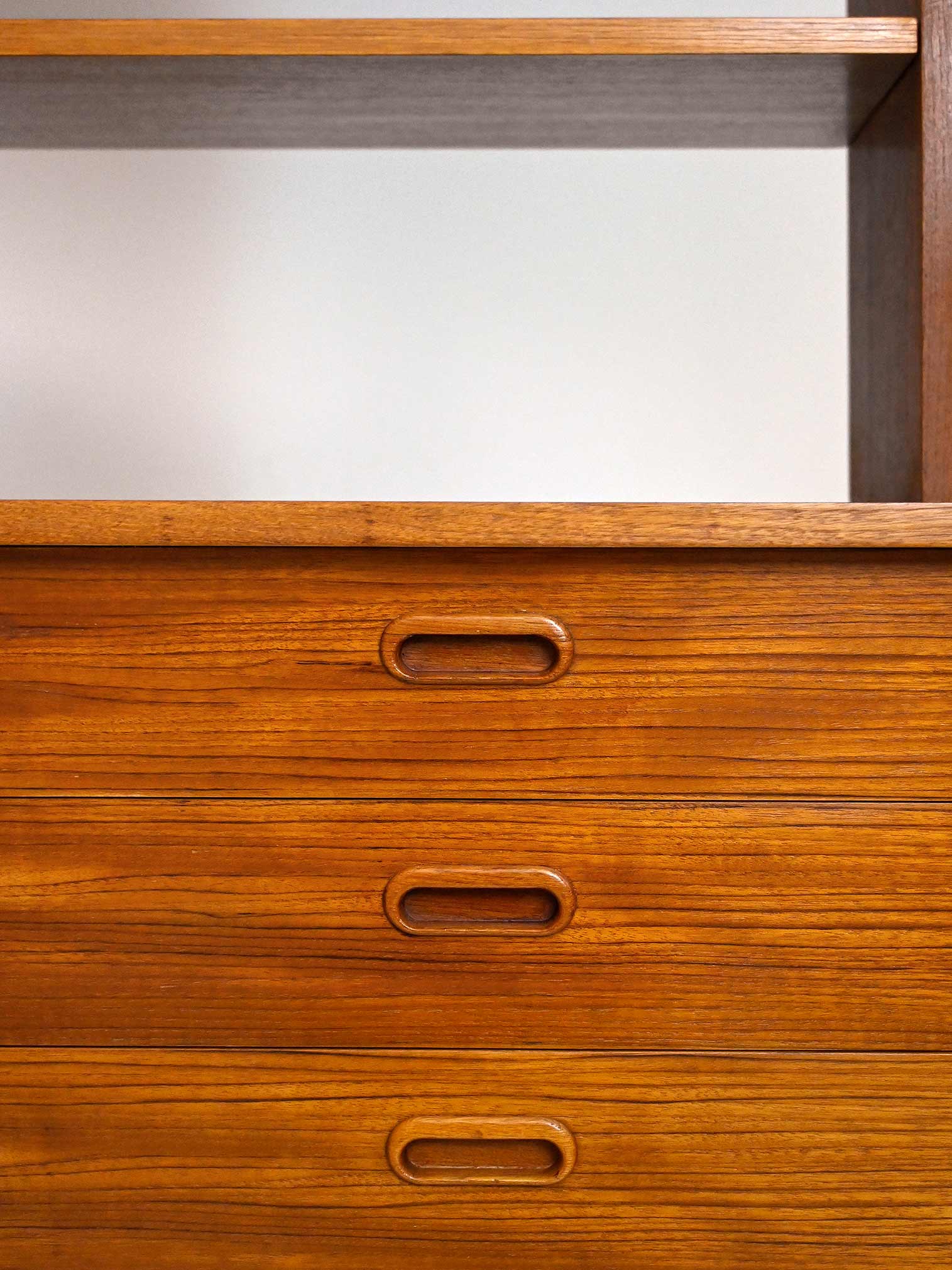 Scandinavian vintage sideboard with display case